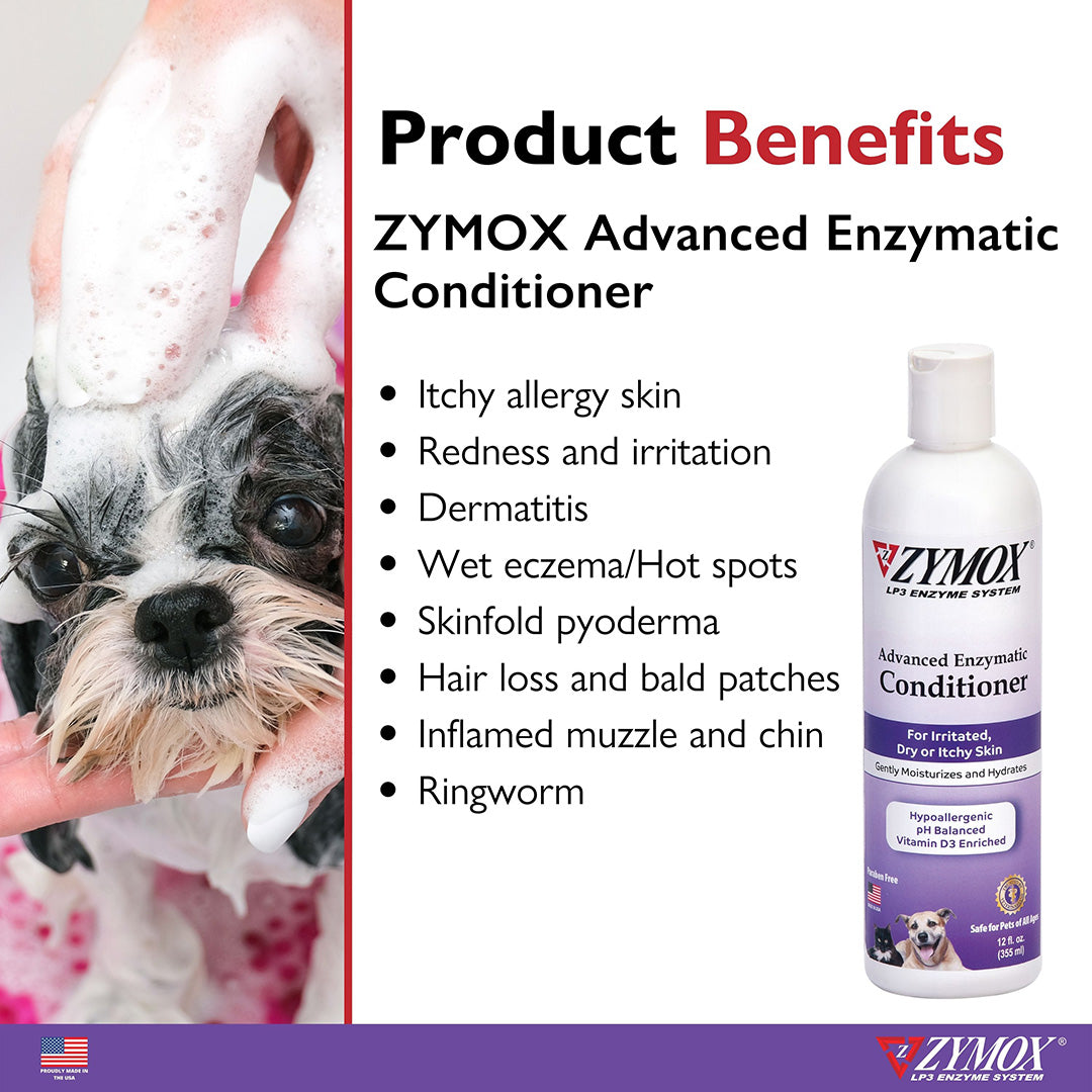 Zymox Advanced Enzymatic Conditioner for Dry or Itchy Skin ZYMOX