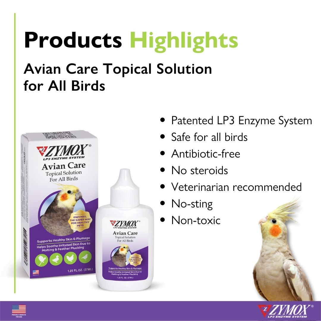 Zymox Avian Care Topical Solution ZYMOX
