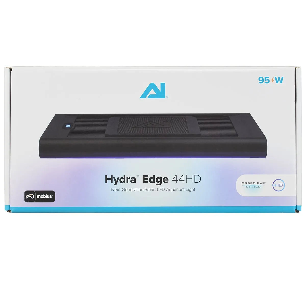 AI Hydra Edge 44HD LED Reef Light Fixture with Mounting C-Bracket.
