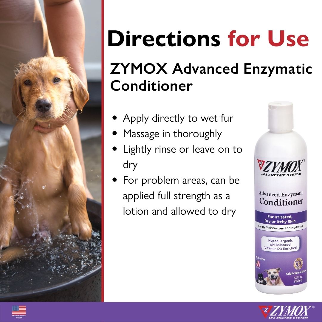 Zymox Advanced Enzymatic Conditioner for Dry or Itchy Skin ZYMOX