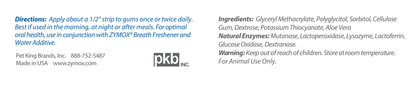Oratene® Enzymatic Brushless Toothpaste Gel ZYMOX