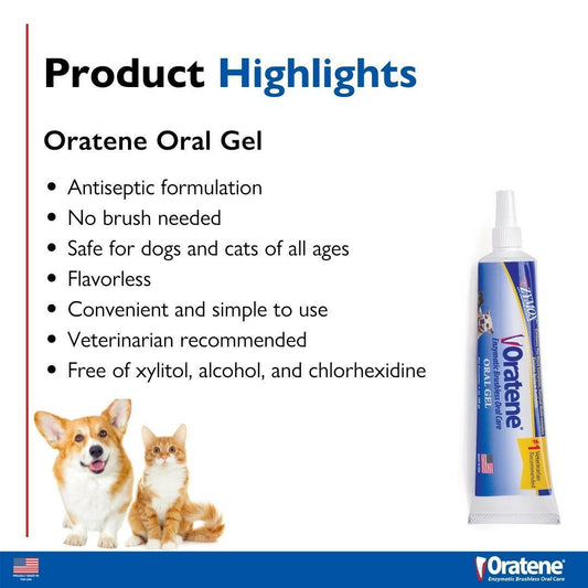 Zymox Oratene Enzymatic Brushless Oral Gel.