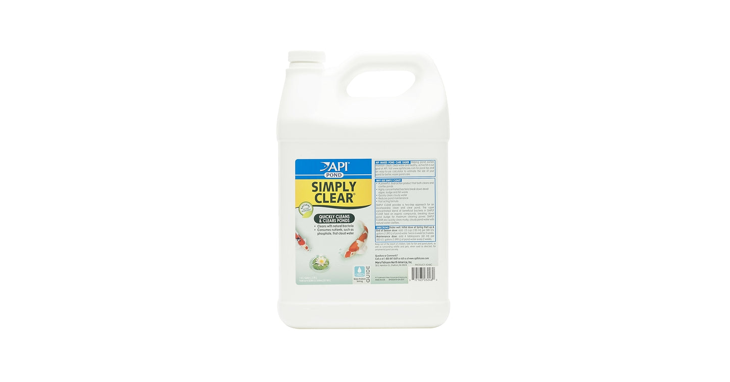 API Pond Simply Clear – 16 oz, 32 oz, 64 oz API Fishcare API