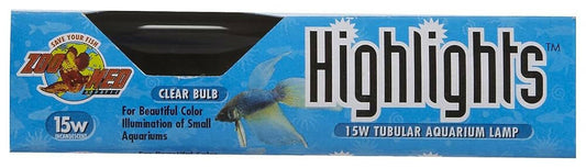 Zoo Med Highlights Incandescent Aquarium Bulbs.