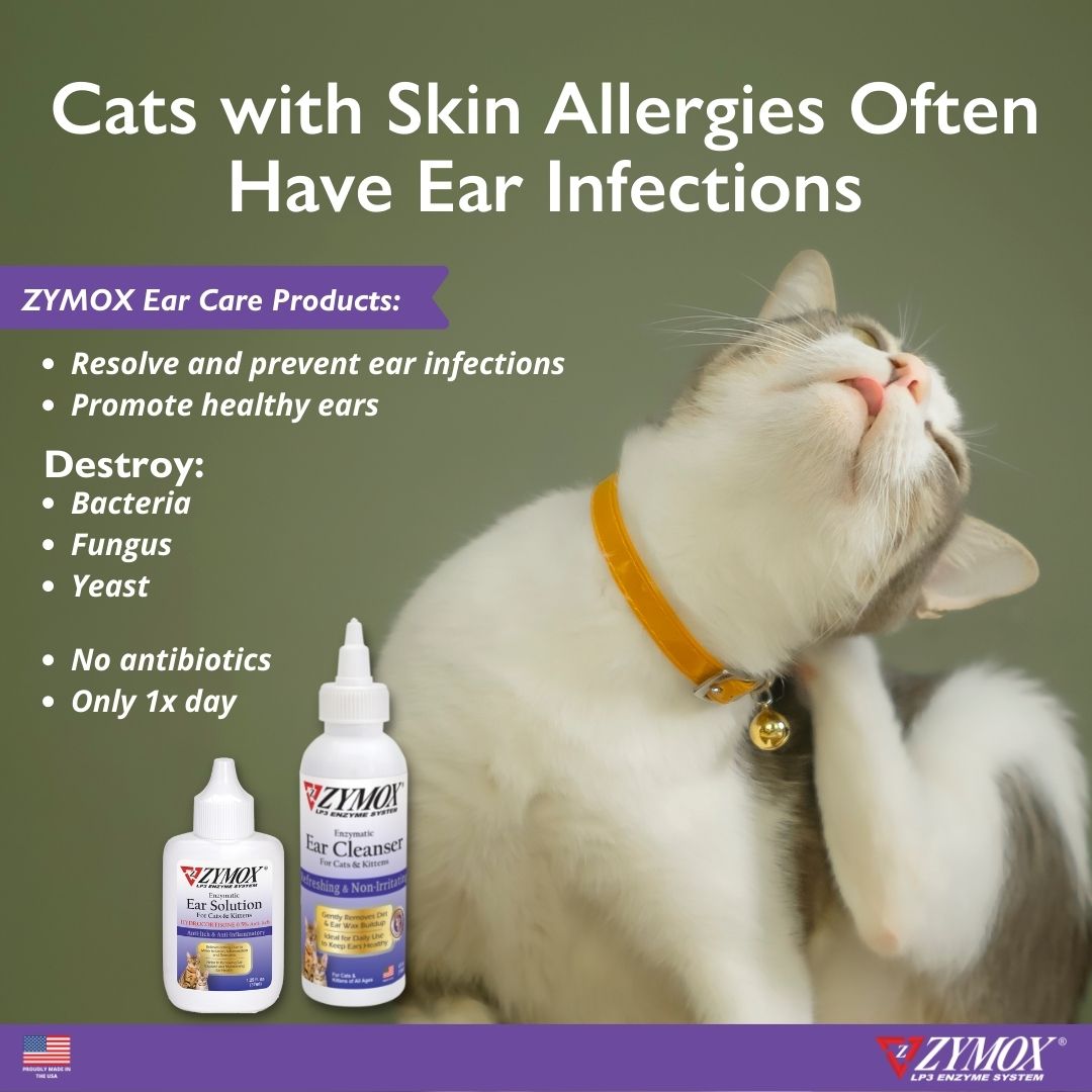 Zymox Enzymatic Topical Cream 0.5% Hydrocortisone for Cats & Kittens ZYMOX