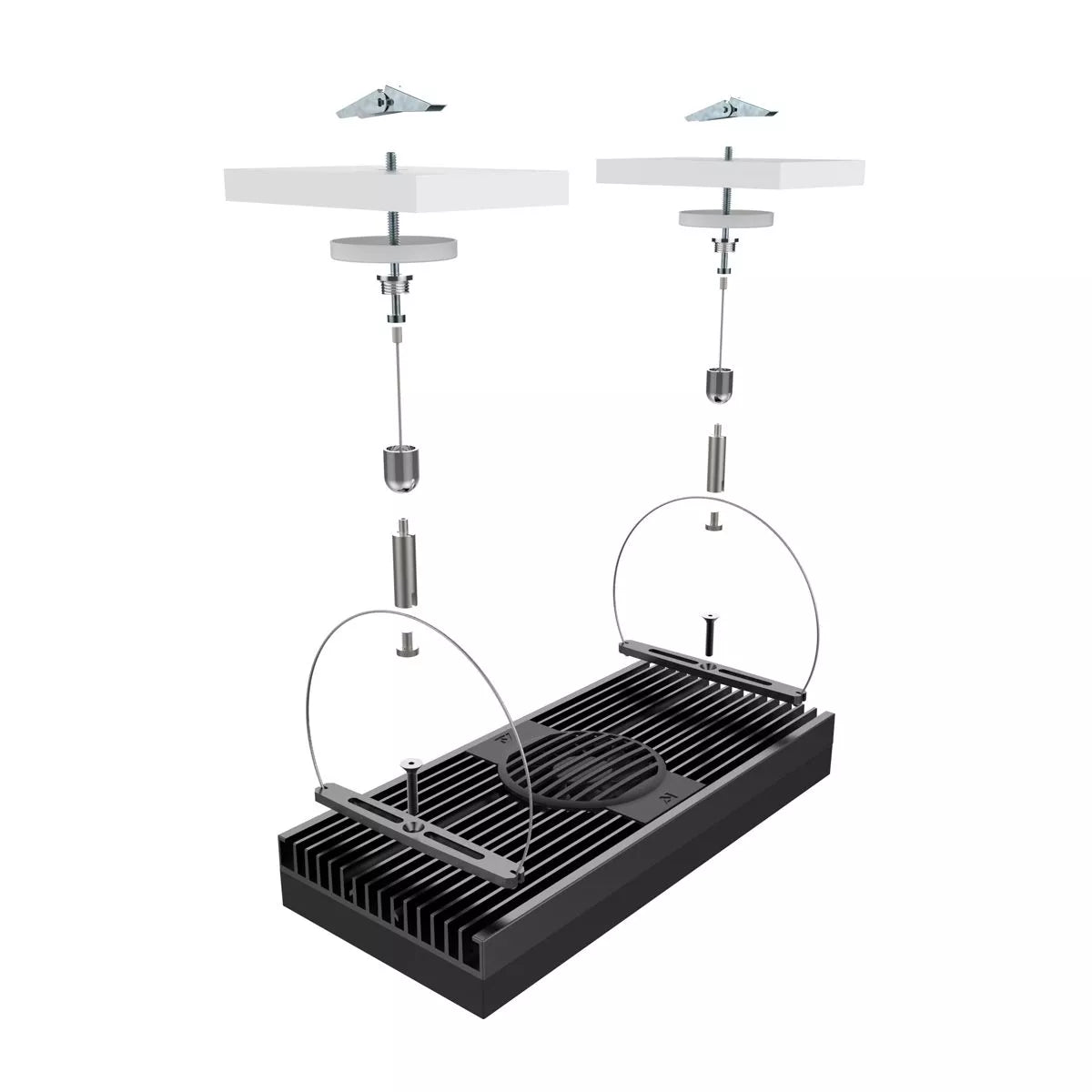 AI EXT Single Module Hanging Kit Black AI