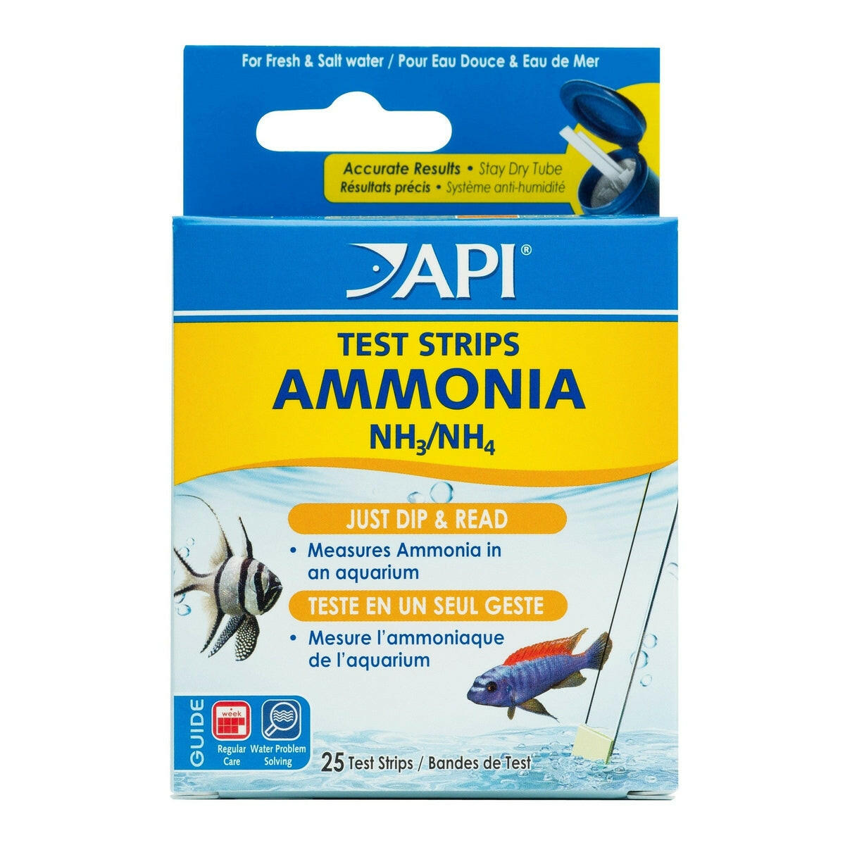 API Ammonia Freshwater Aquarium Test Strip API