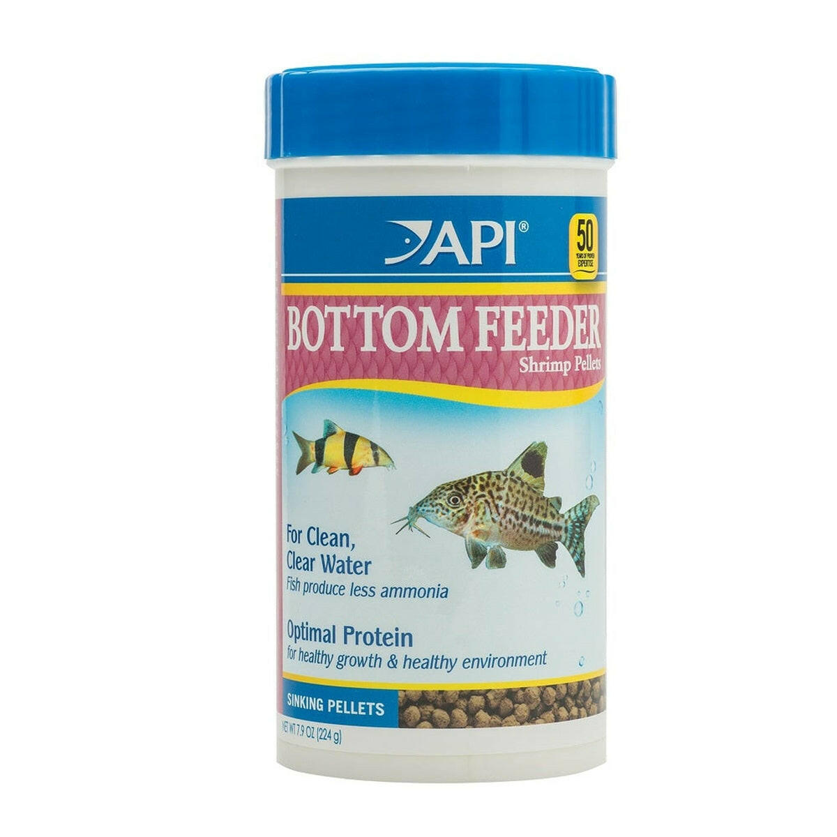 API Bottom Feeder Premium Shrimp Sinking Pellets Fish Food API