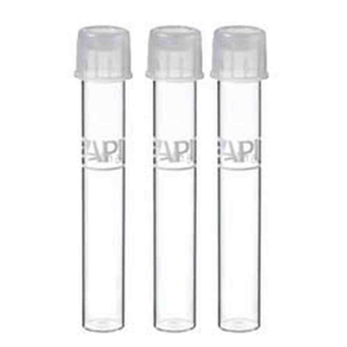API Glass Test Tubes With Caps API