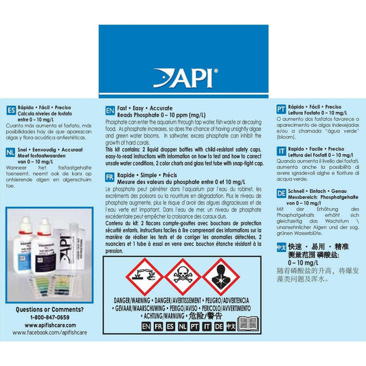 API Phosphate Test Kit API