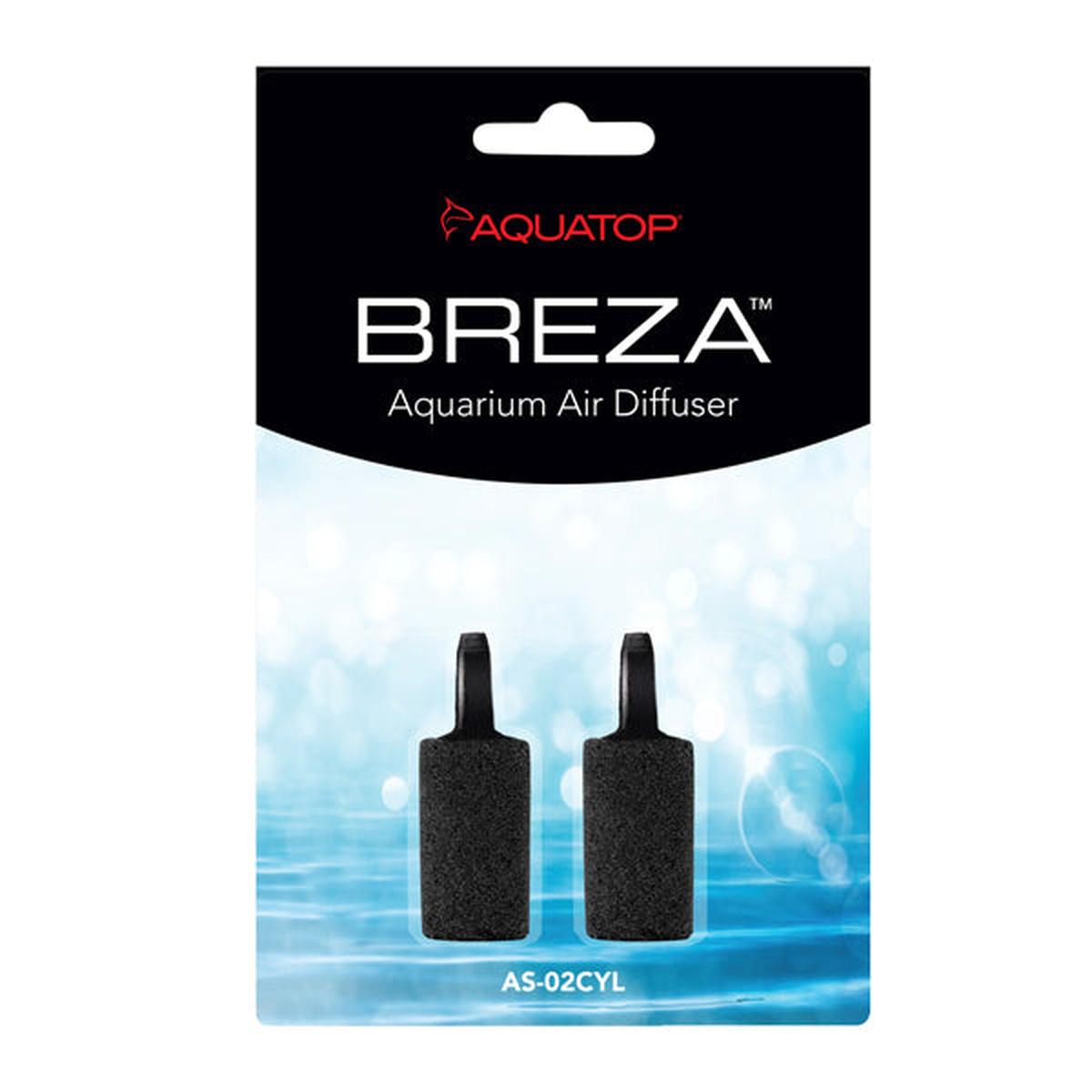 AQUATOP 1" Cylinder Airstone 2-Pack - Enhances Aeration & Water Quality for Aquariums AS-02CYL Aquatop