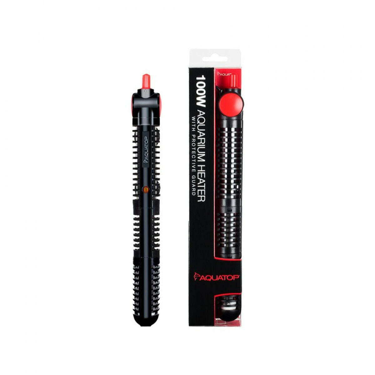 AQUATOP 100W Premier Glass Heater with Protective Guard – HTG-100 Aquatop