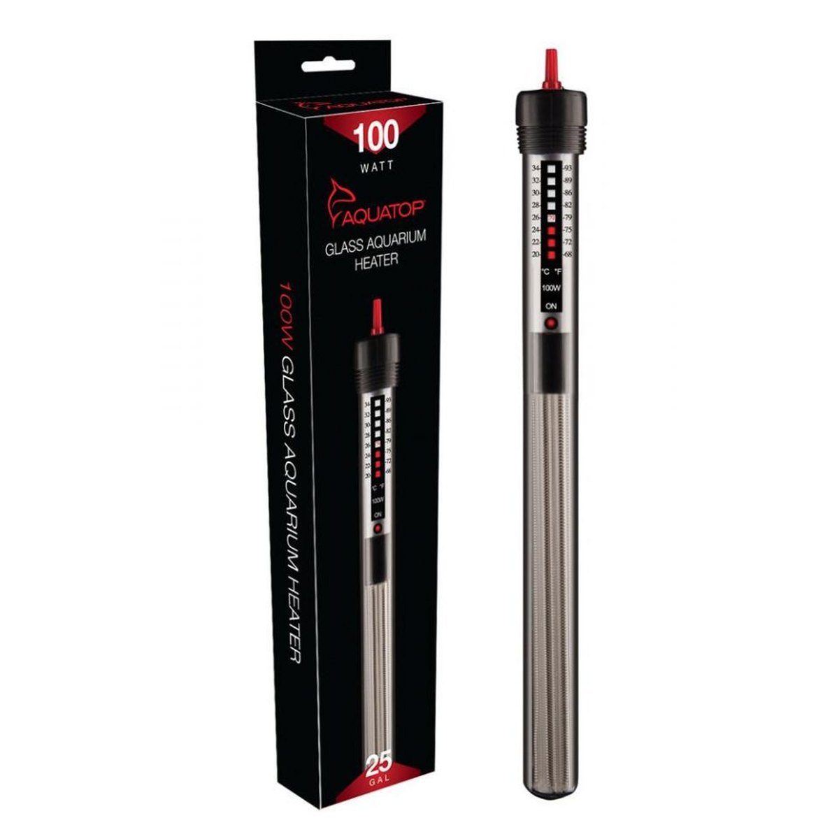 AQUATOP 100W Submersible Glass Heater – GH-100W Aquatop