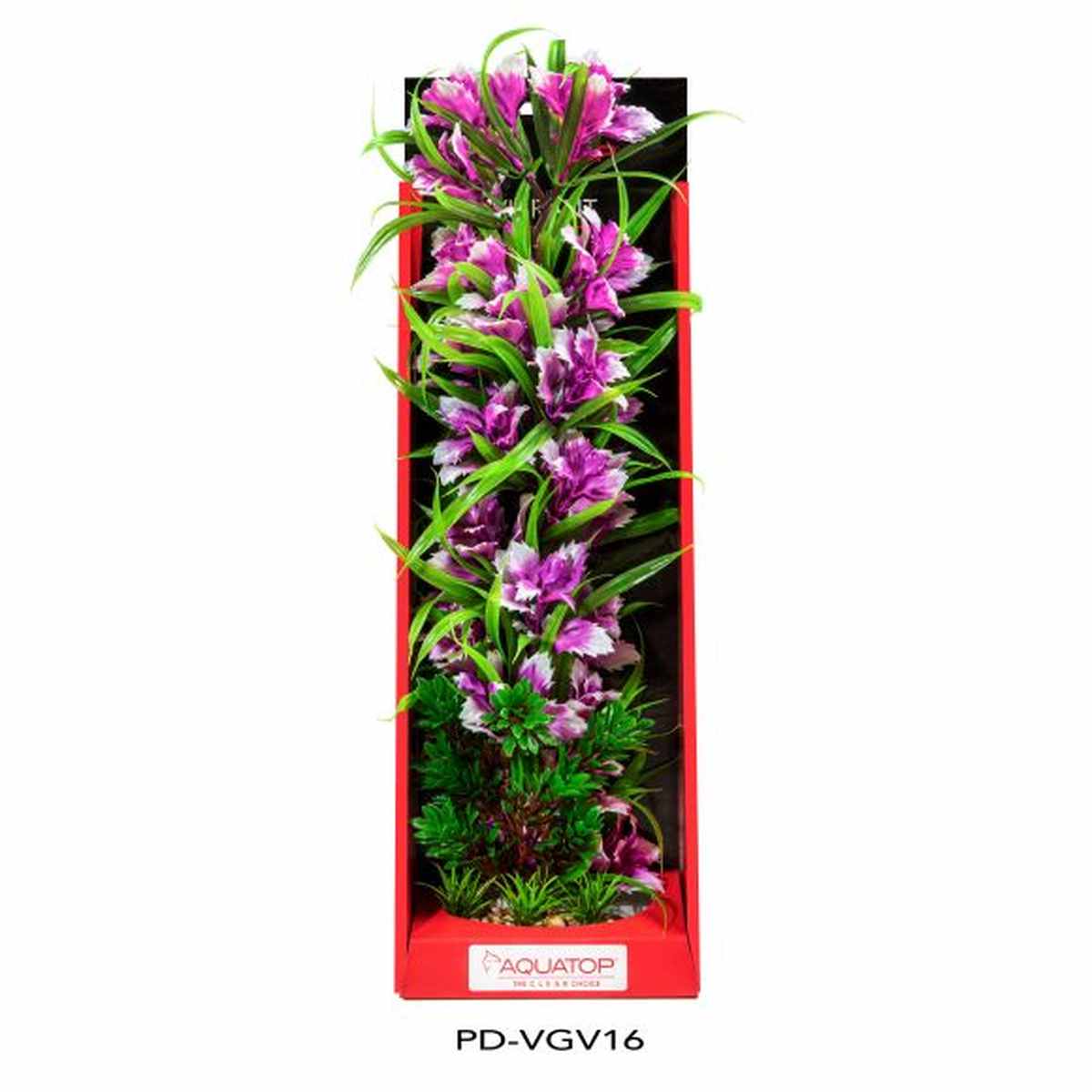 AQUATOP 16" Garden Violet Vibrant Wild Plastic Plant PD-VGV16 Aquatop