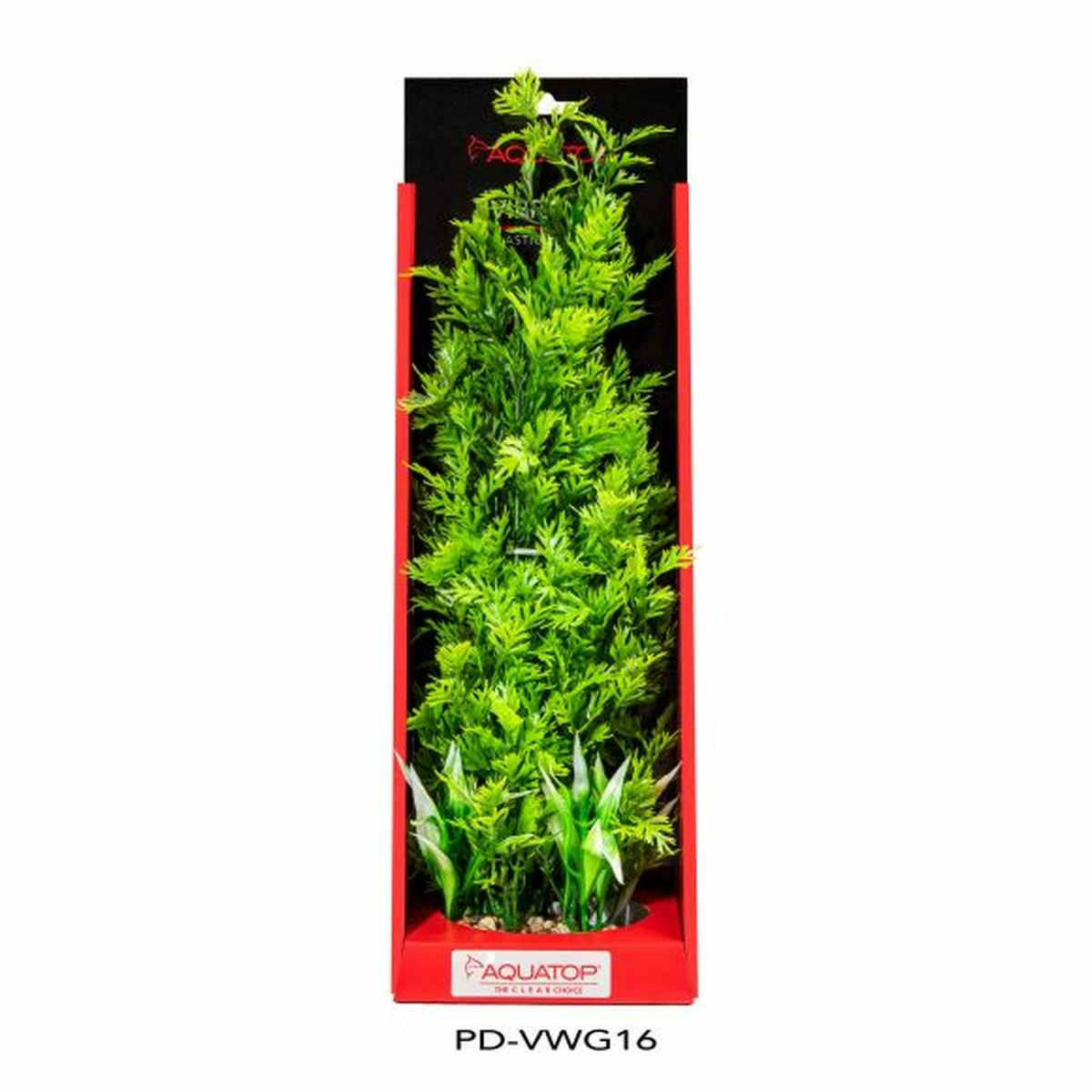 AQUATOP 16" Green Vibrant Wild Plastic Plant PD-VWG16 Aquatop