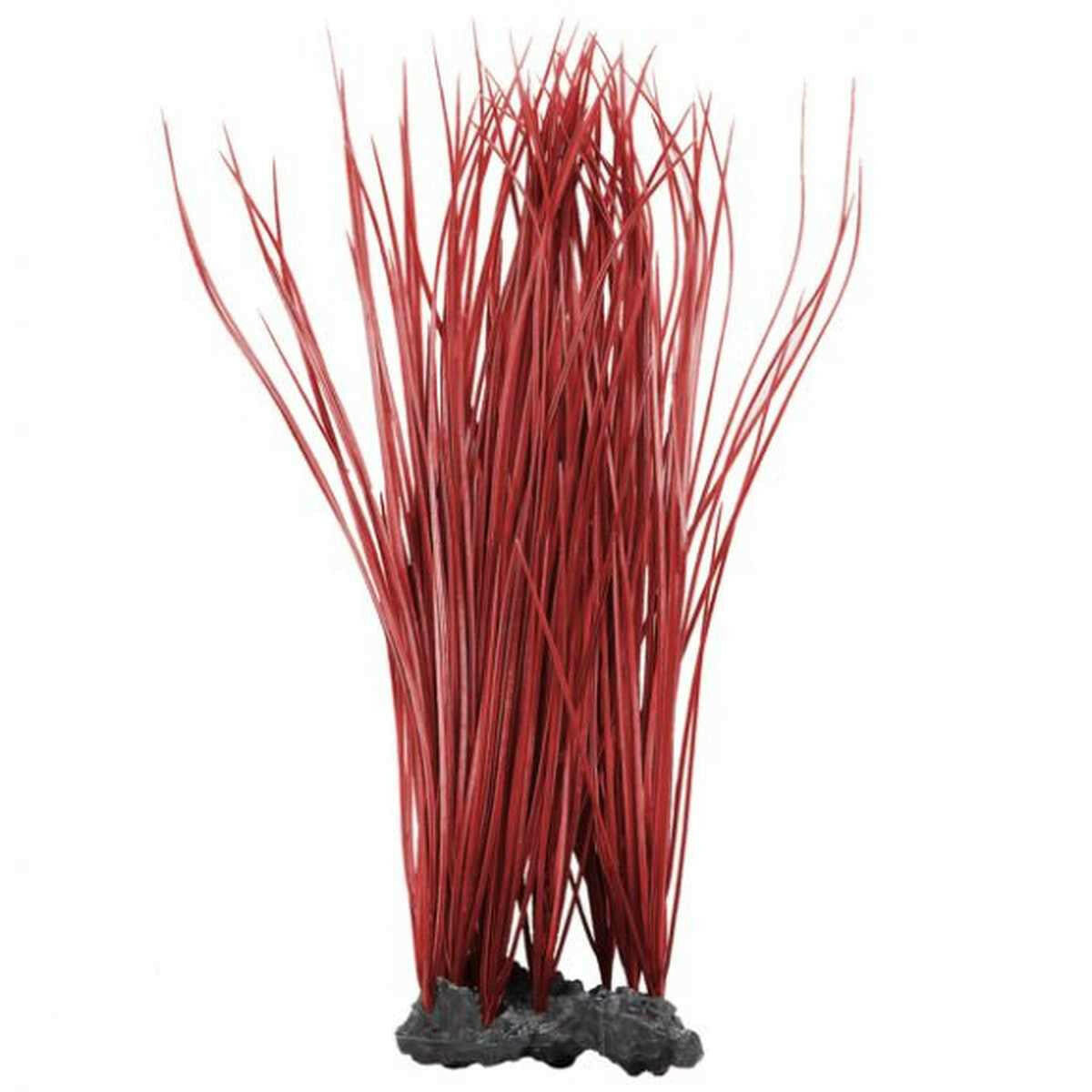 AQUATOP 16" Red Onion Grass Plastic Plant with Weighted Base – PD-BH69 Aquatop
