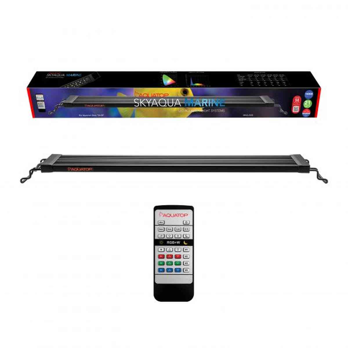 AQUATOP 24"-30" SkyAqua Marine LED Light 21W with 3-Position Toggle Switch and IR Remote MAQ-2430 Overview The Aquatop