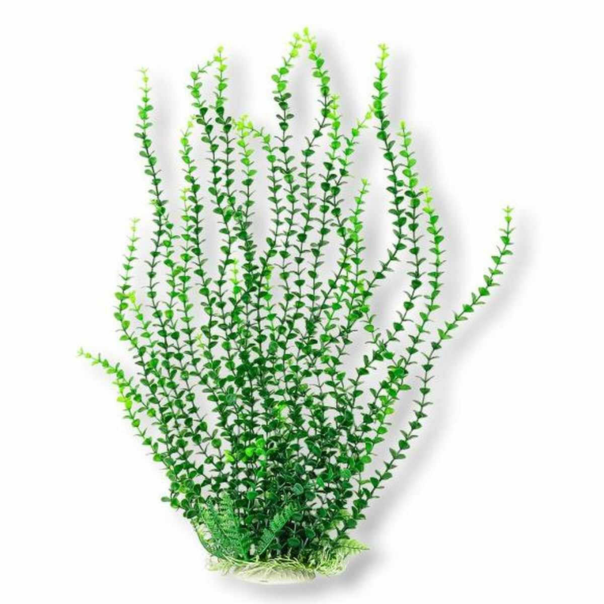 AQUATOP 26" Light Green Small Leafs Plastic Plant with Weighted Base – PD-BH52 Aquatop