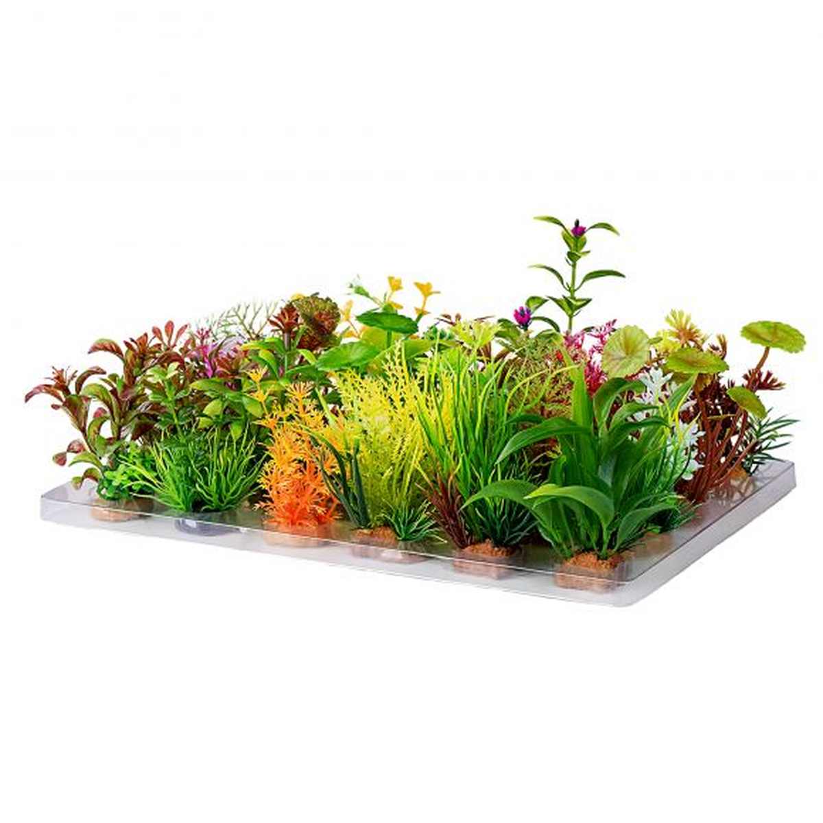 AQUATOP 3"-4" Assorted Power Pack 24 Pack with Weighted Bases for Aquariums PD-MULTI18 Aquatop