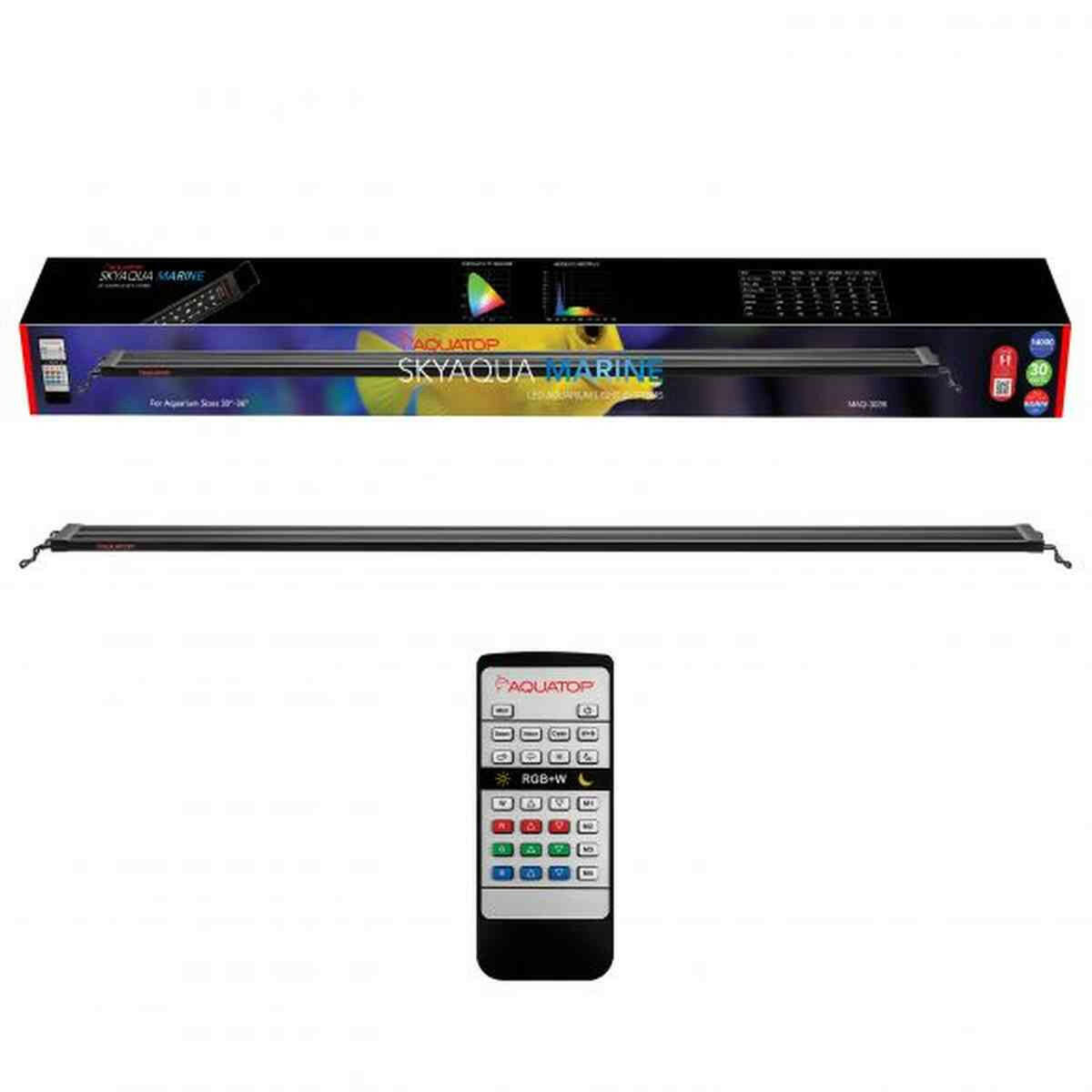 AQUATOP 30"-36" SkyAqua Marine LED Light 30W with 3-Position Toggle Switch and IR Remote MAQ-3036 Aquatop