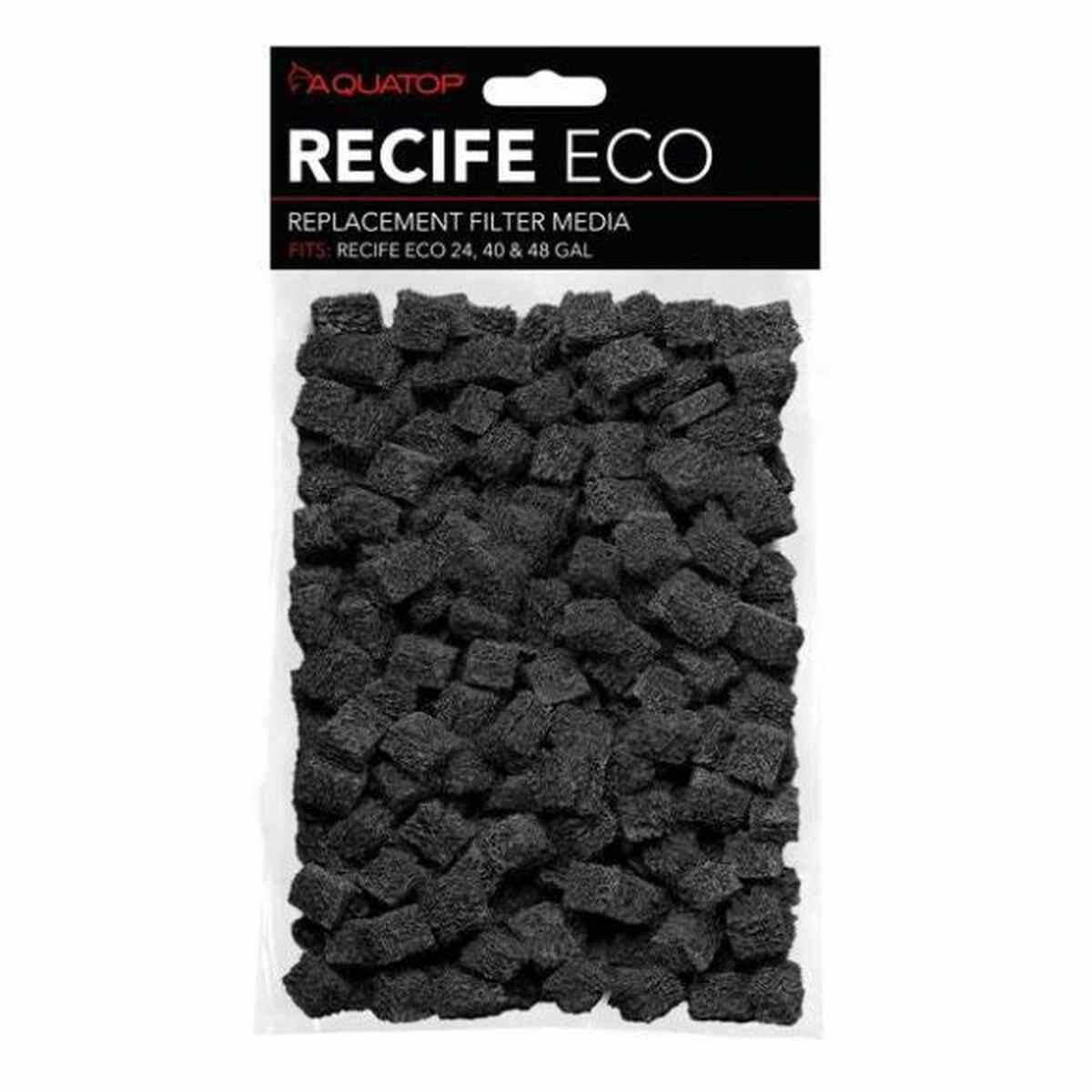 AQUATOP Carbon Media Cubes, 80g for Recife Eco Tanks (RC-ECOCB).