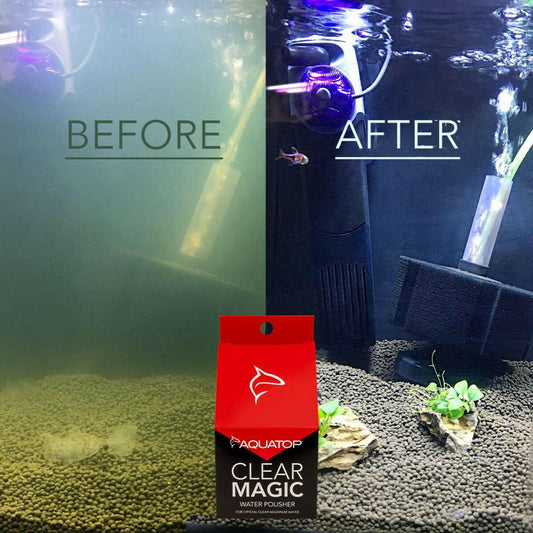AQUATOP Clear Magic Water Polisher - Safe for Freshwater and Saltwater Aquariums 6 Pack , CMP-CRT Aquatop