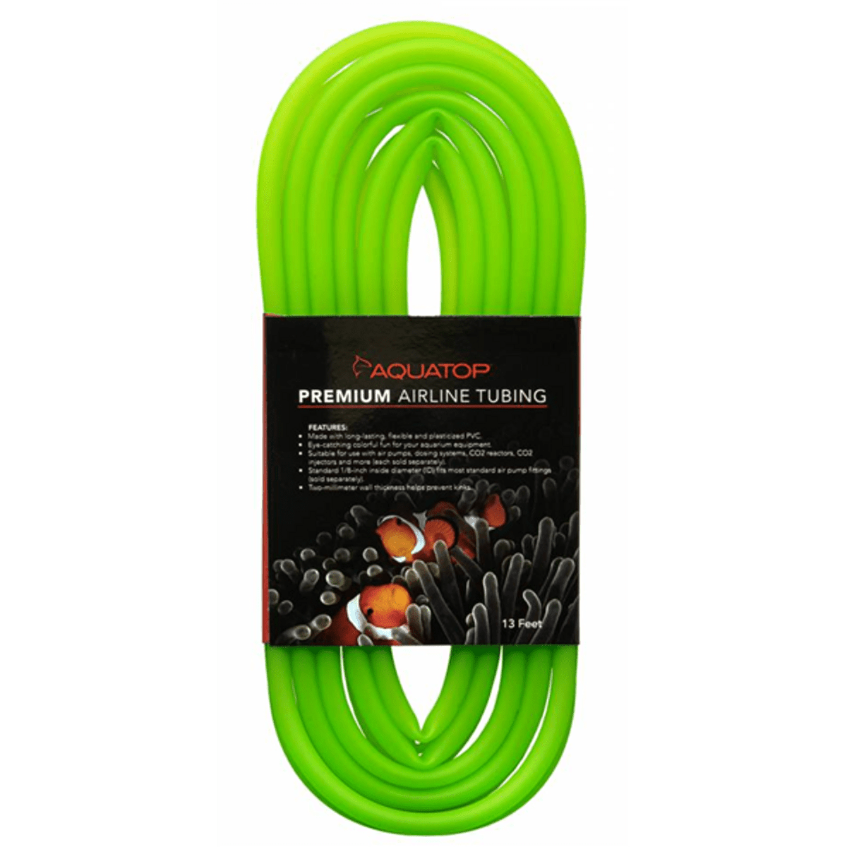 AQUATOP Color Premium Airline Tubing, 13 feet 4-Meter , 1/8" Inside Diameter Aquatop