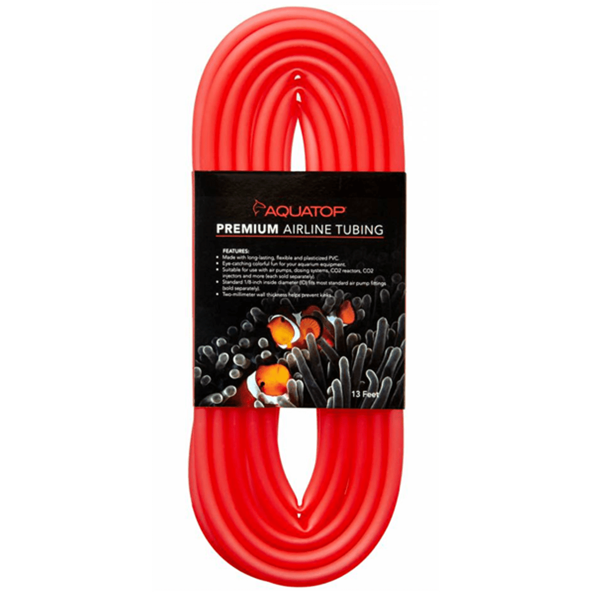 AQUATOP Color Premium Airline Tubing, 13 feet 4-Meter , 1/8" Inside Diameter Aquatop