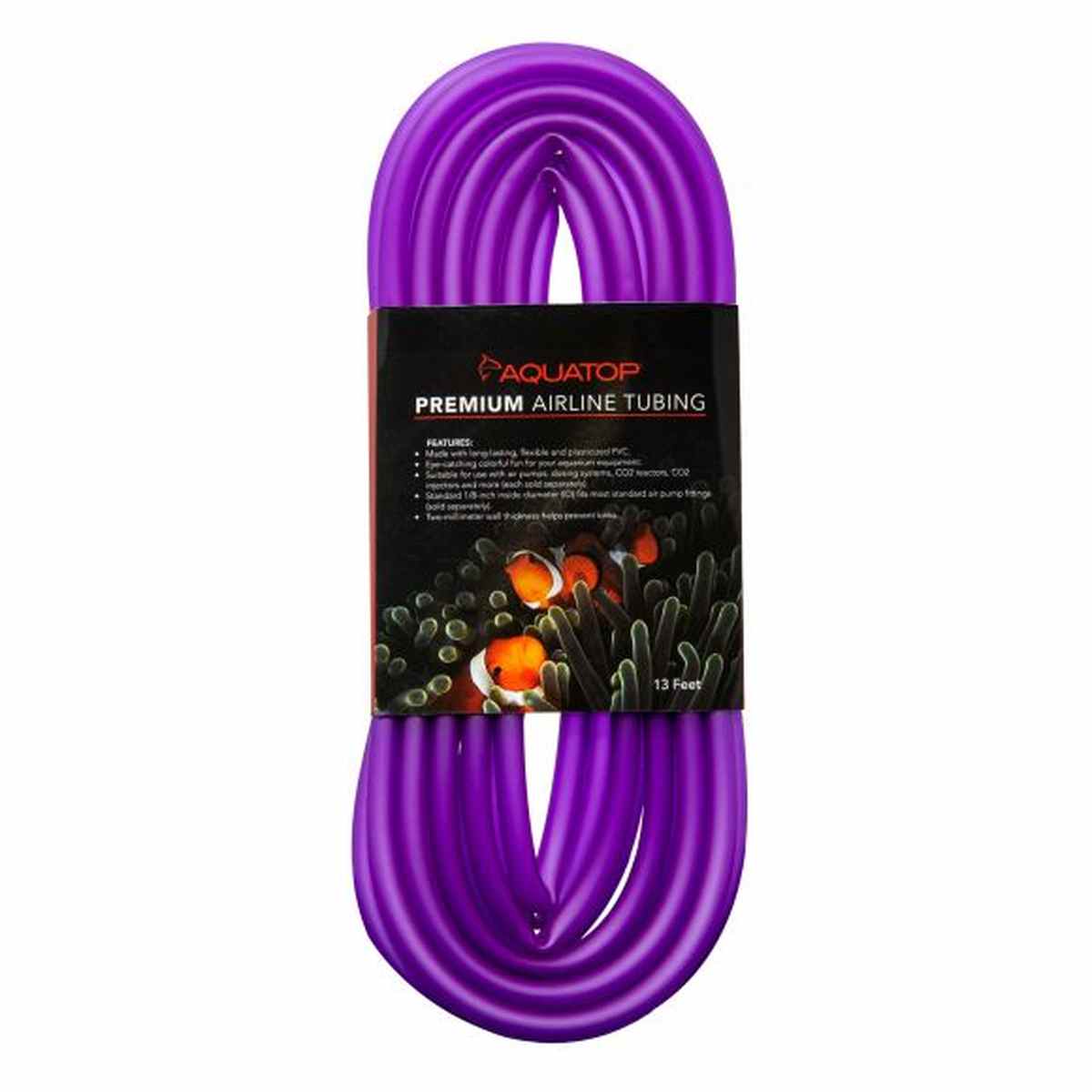 AQUATOP Color Premium Airline Tubing, 13 feet 4-Meter , 1/8" Inside Diameter Aquatop