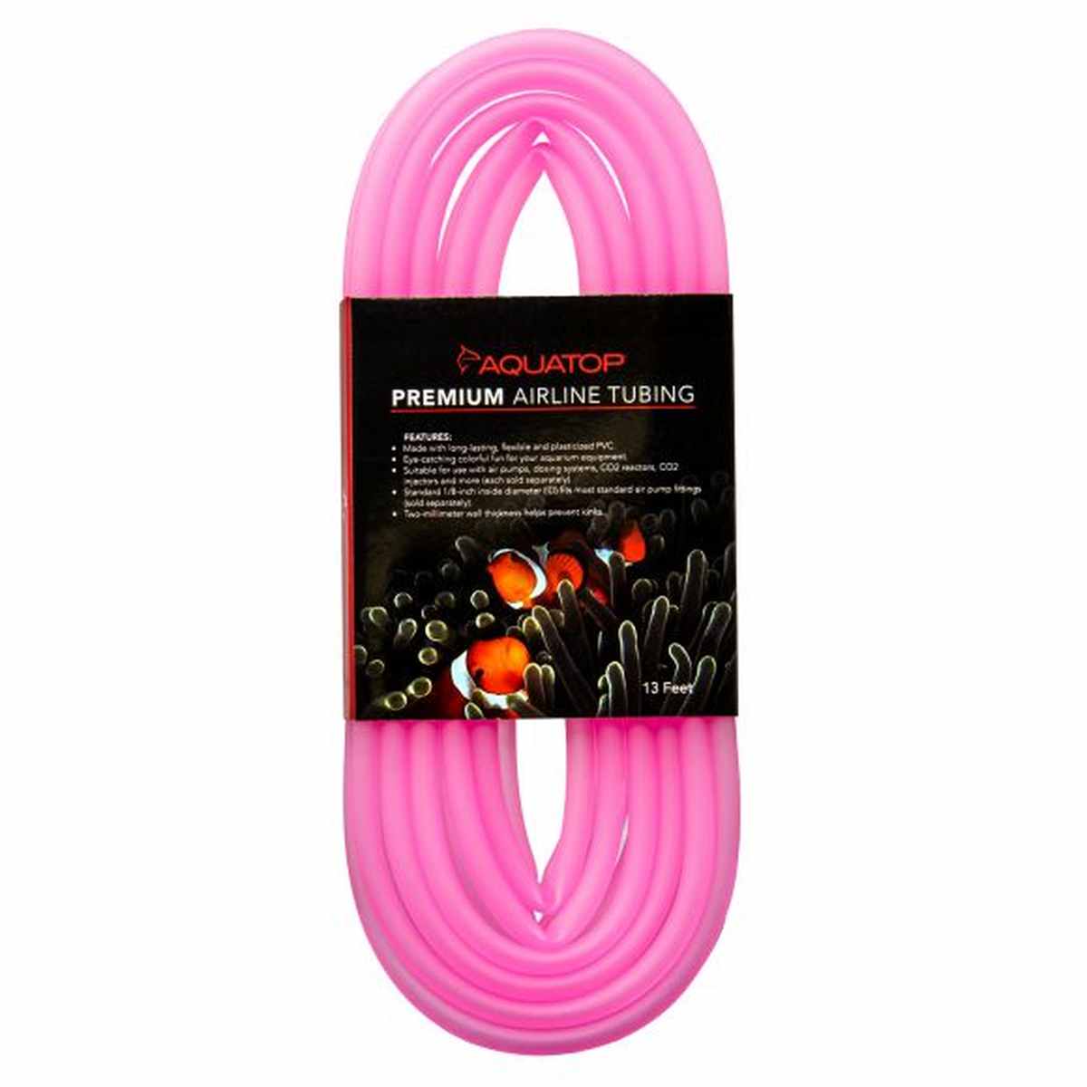 AQUATOP Color Premium Airline Tubing, 13 feet 4-Meter , 1/8" Inside Diameter Aquatop