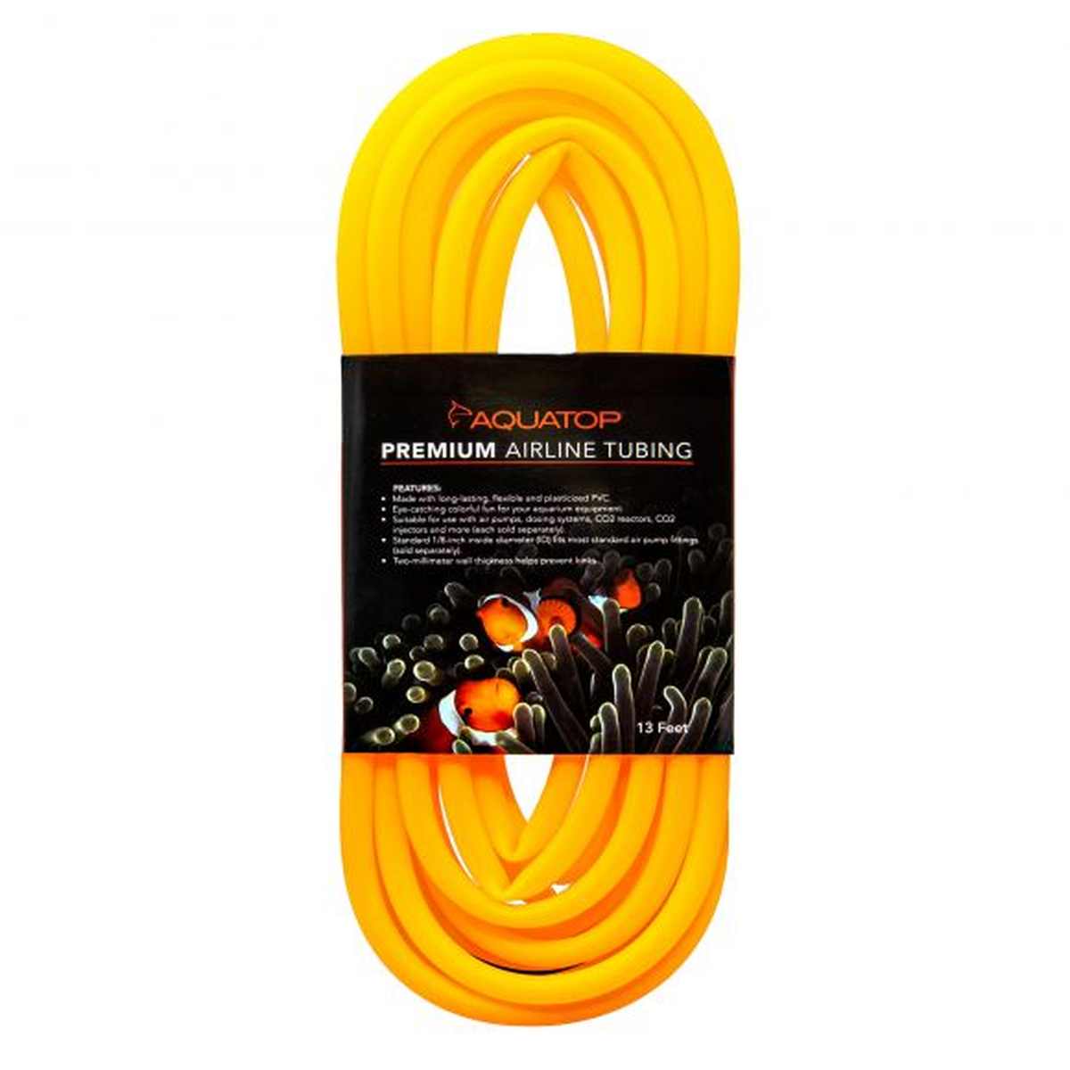 AQUATOP Color Premium Airline Tubing, 13 feet 4-Meter , 1/8" Inside Diameter Aquatop