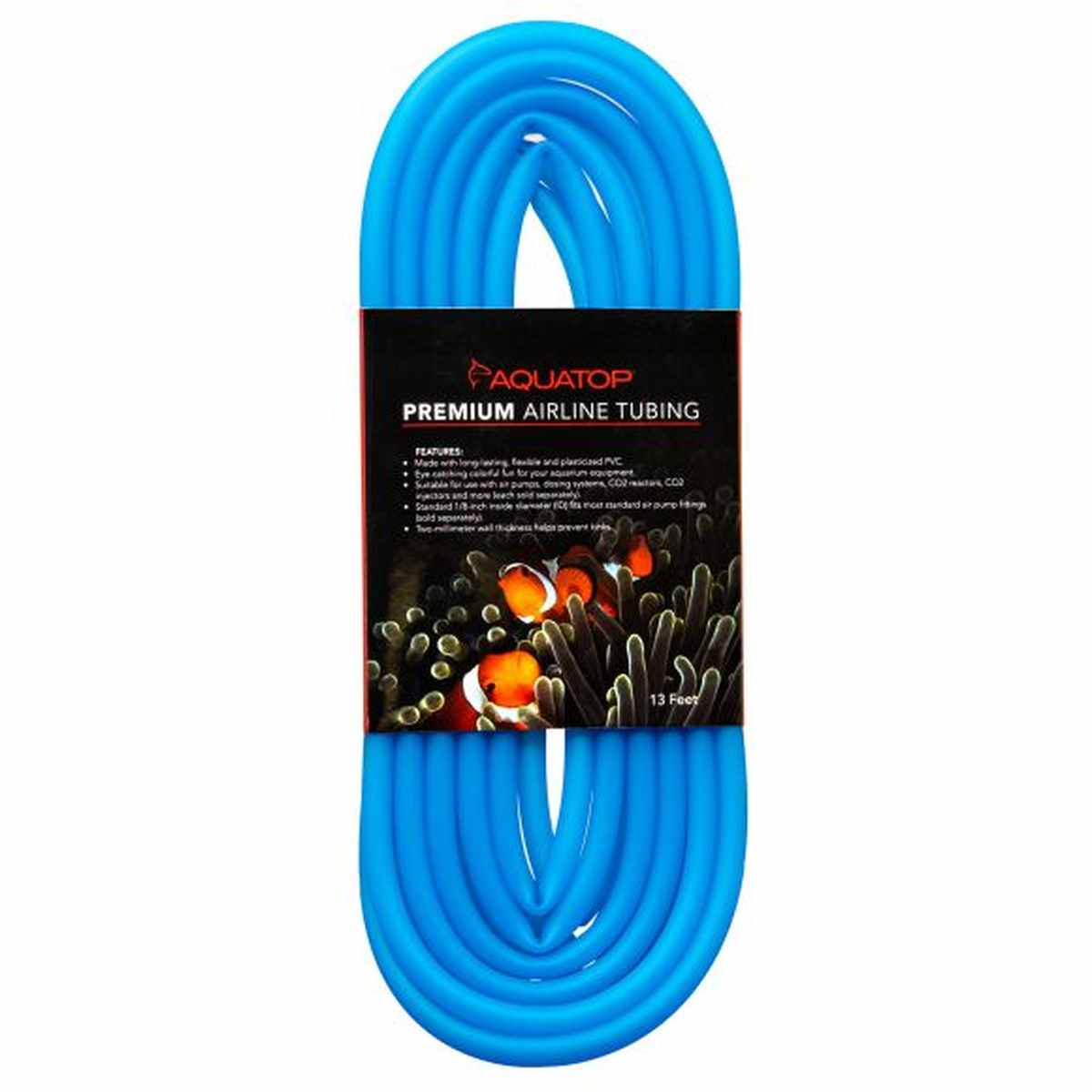 AQUATOP Color Premium Airline Tubing, 13 feet 4-Meter , 1/8" Inside Diameter Aquatop