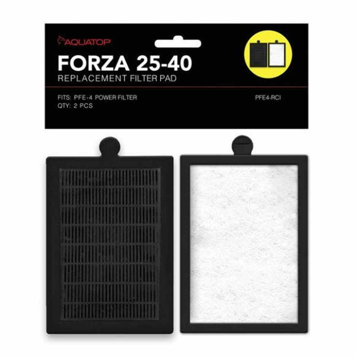 AQUATOP Forza Replacement Inserts with Premium Activated Carbon for PFE-4 Power Filter – PFE4-RCI Aquatop