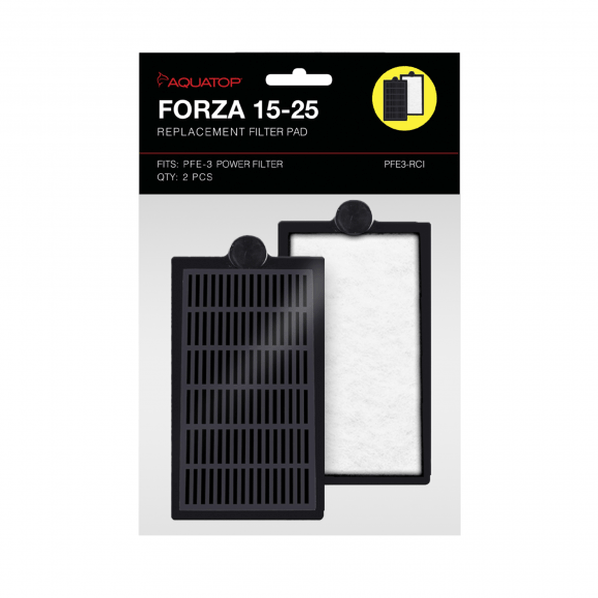 AQUATOP Forza Replacement Inserts with Premium Activated Carbon for PFE-3 Power Filter – PFE3-RCI Aquatop