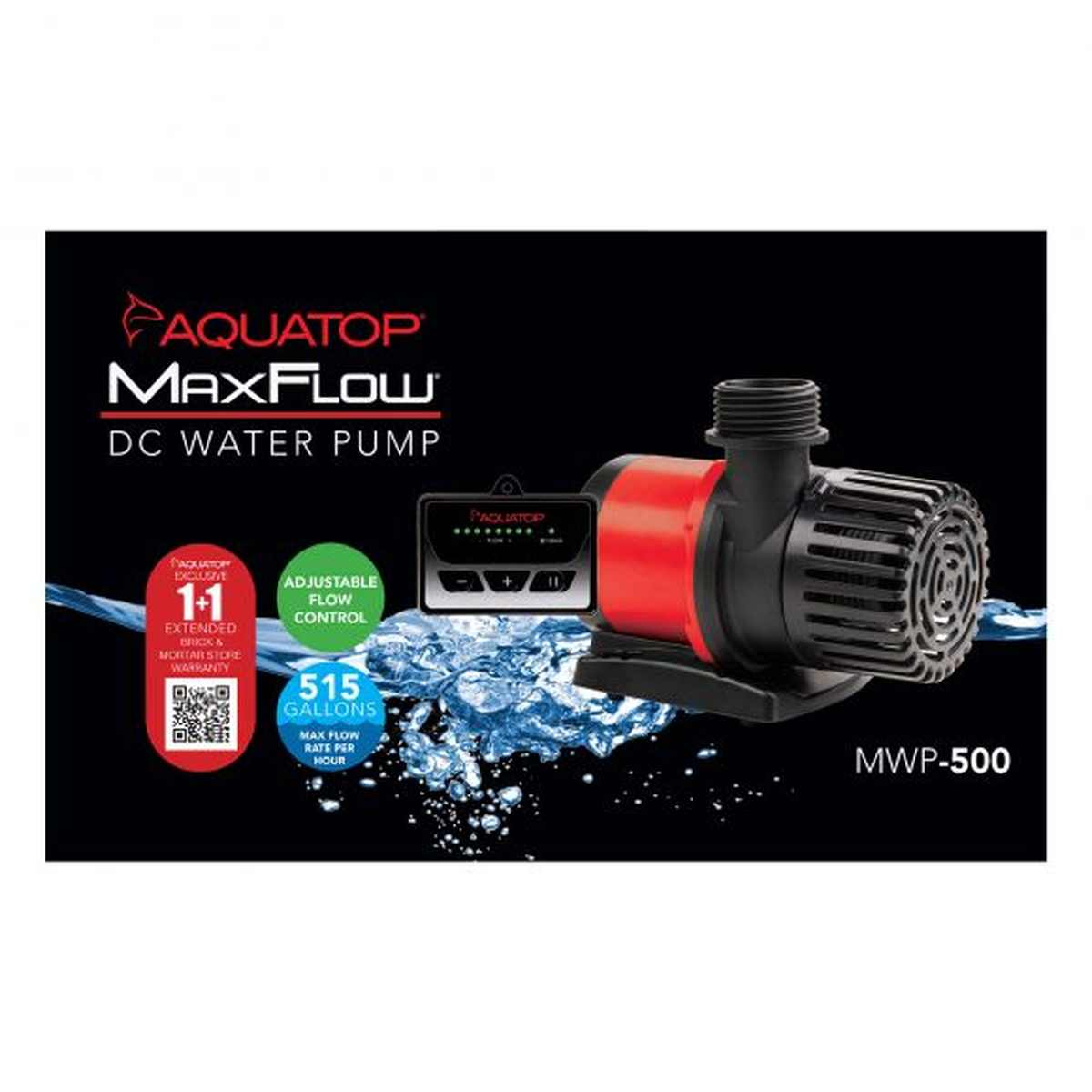 AQUATOP MWP-500 515 GPH MaxFlow DC Water Pump with Controller Aquatop