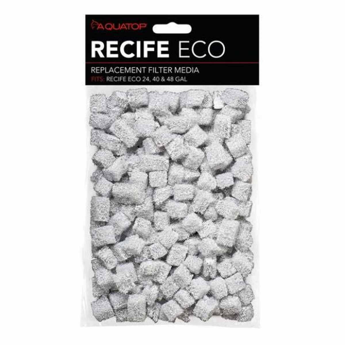 AQUATOP Phosphate & Nitrate Media Cubes, 80g for Recife Eco Tanks (RC-ECOPN).