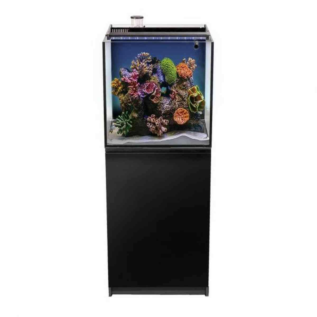AQUATOP Recife ECO 24 Gallon Tank & Stand Combo (Black).