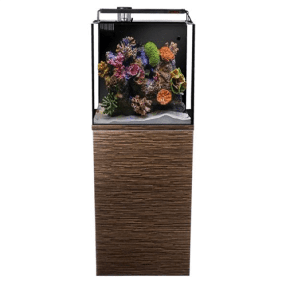 AQUATOP Recife ECO 24 Gallon Tank & Stand Combo Zebra Wood Aquatop