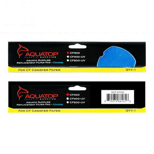 AQUATOP Replacement Coarse Filter Sponge for CF-300 & CF-300MKII Canister Filters, RCP-CF300 Aquatop