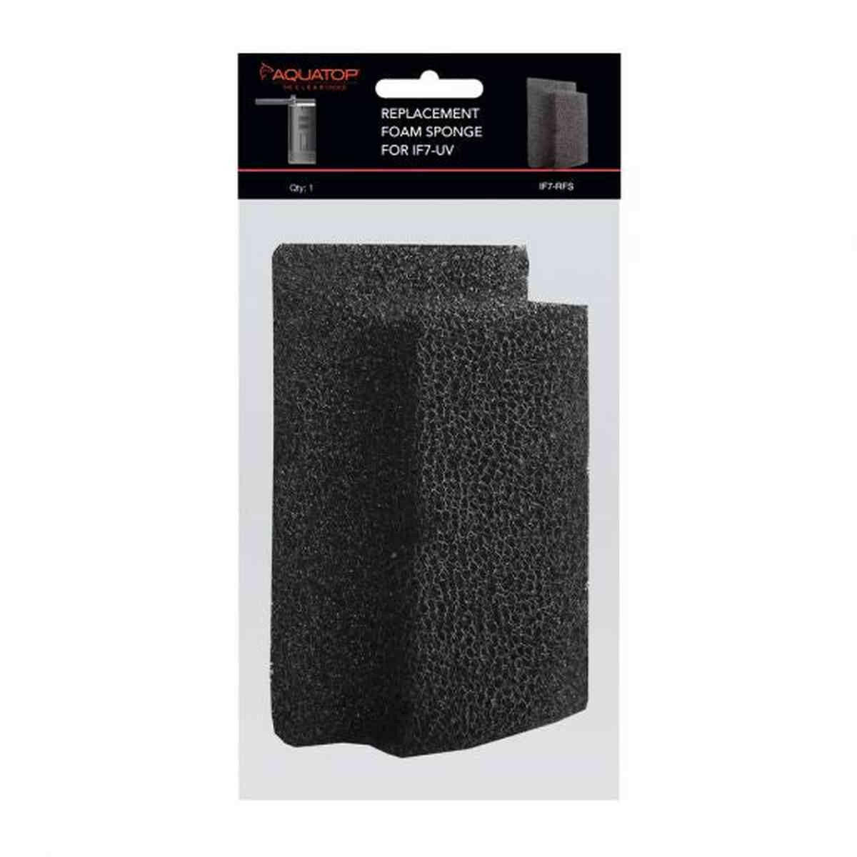 AQUATOP Replacement Foam Sponge for IF7-UV, High-Efficiency Aquarium Filter Sponge (IF7-RFS).
