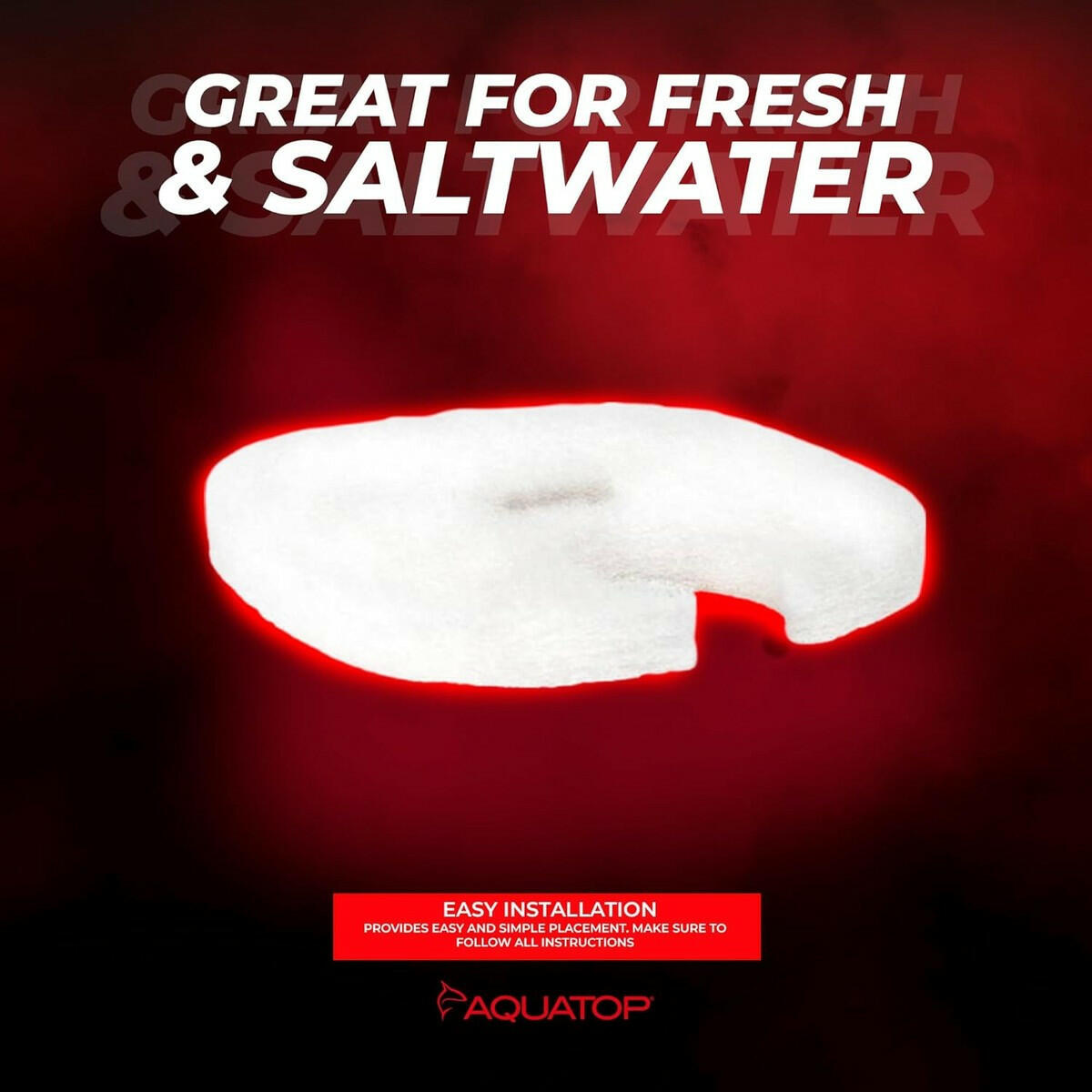 AQUATOP Replacement White Filter Pads 3-Pack for Forza FZ13 Canister Filters, RFP-FZ13.