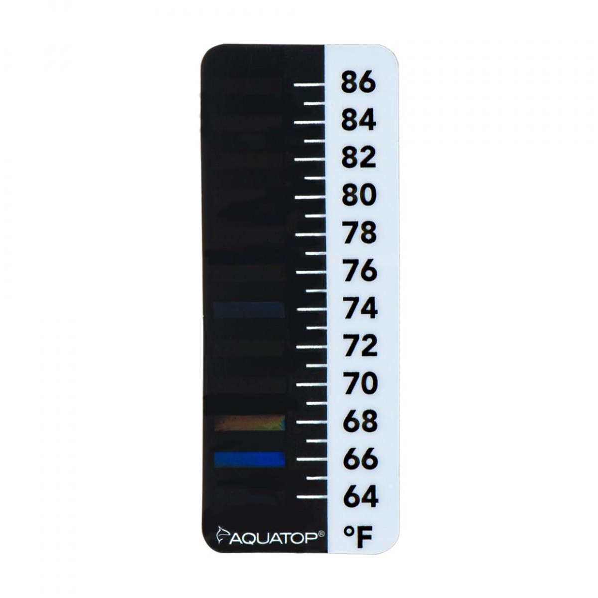 AQUATOP Stick-on LCD Digital Thermometer 1 x 2.5 inches, 64-86°F – ATSD-01 Aquatop