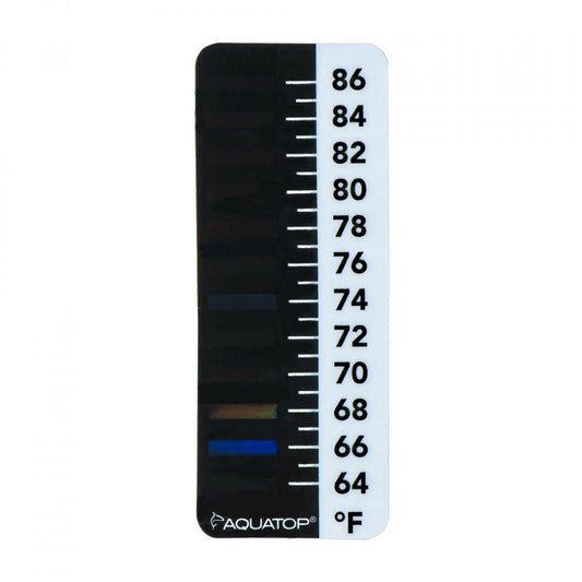 AQUATOP Stick-on LCD Digital Thermometer 1 x 2.5 inches, 64-86°F – ATSD-01 Aquatop