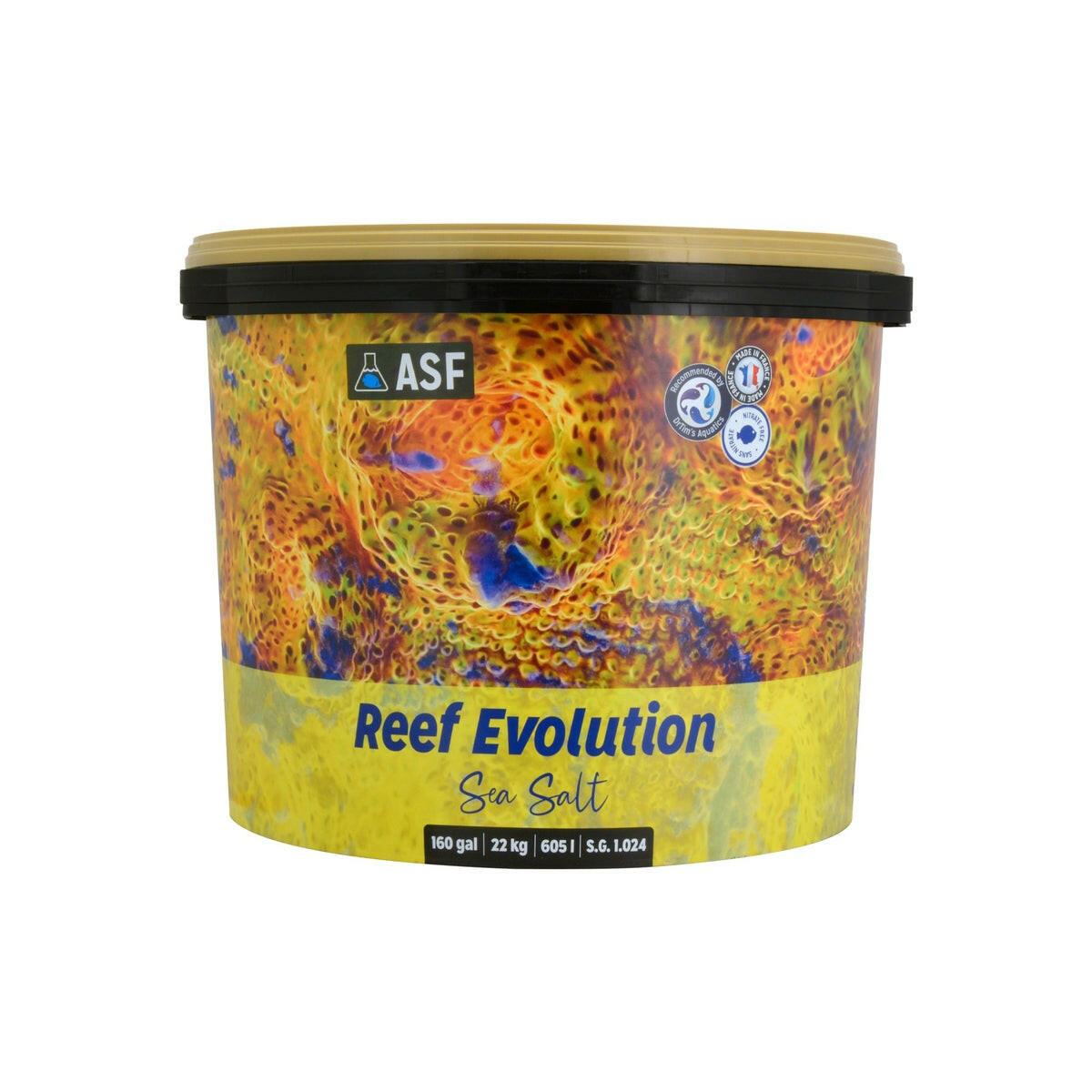 ASF Reef Evolution Sea Salt Bucket 160 gal Mix (22kg