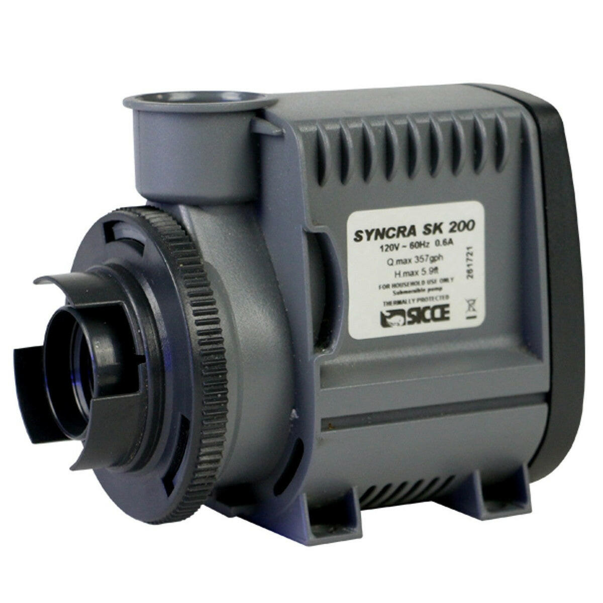 ASM Mini-G Protein Skimmer with Sicce PSK200 Needle-Wheel Pump.