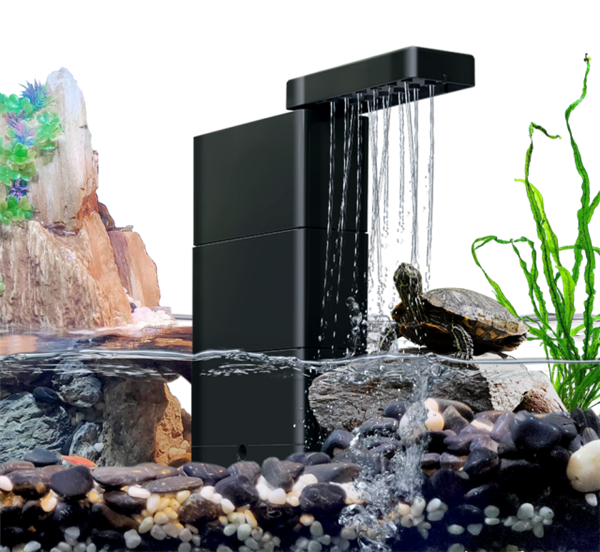 Aquatop Terratop – Aquatic Reptile Tank Filter Single Basket – TFT-10 Aquatop
