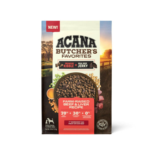 Acana Butcher’s Favorites Dry Dog Food.