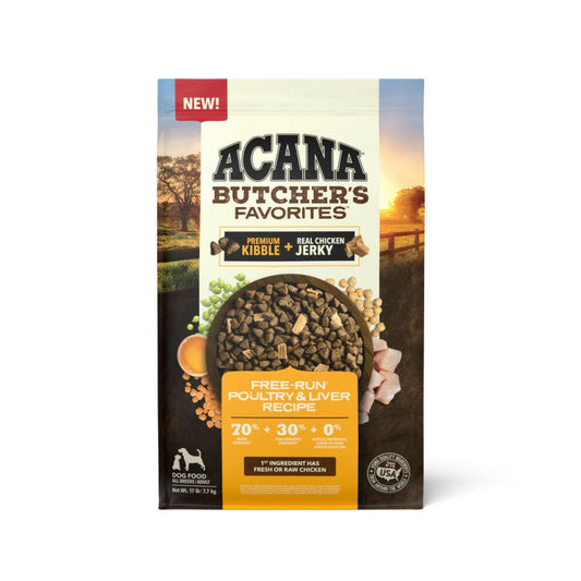 Acana Butcher’s Favorites Dry Dog Food.