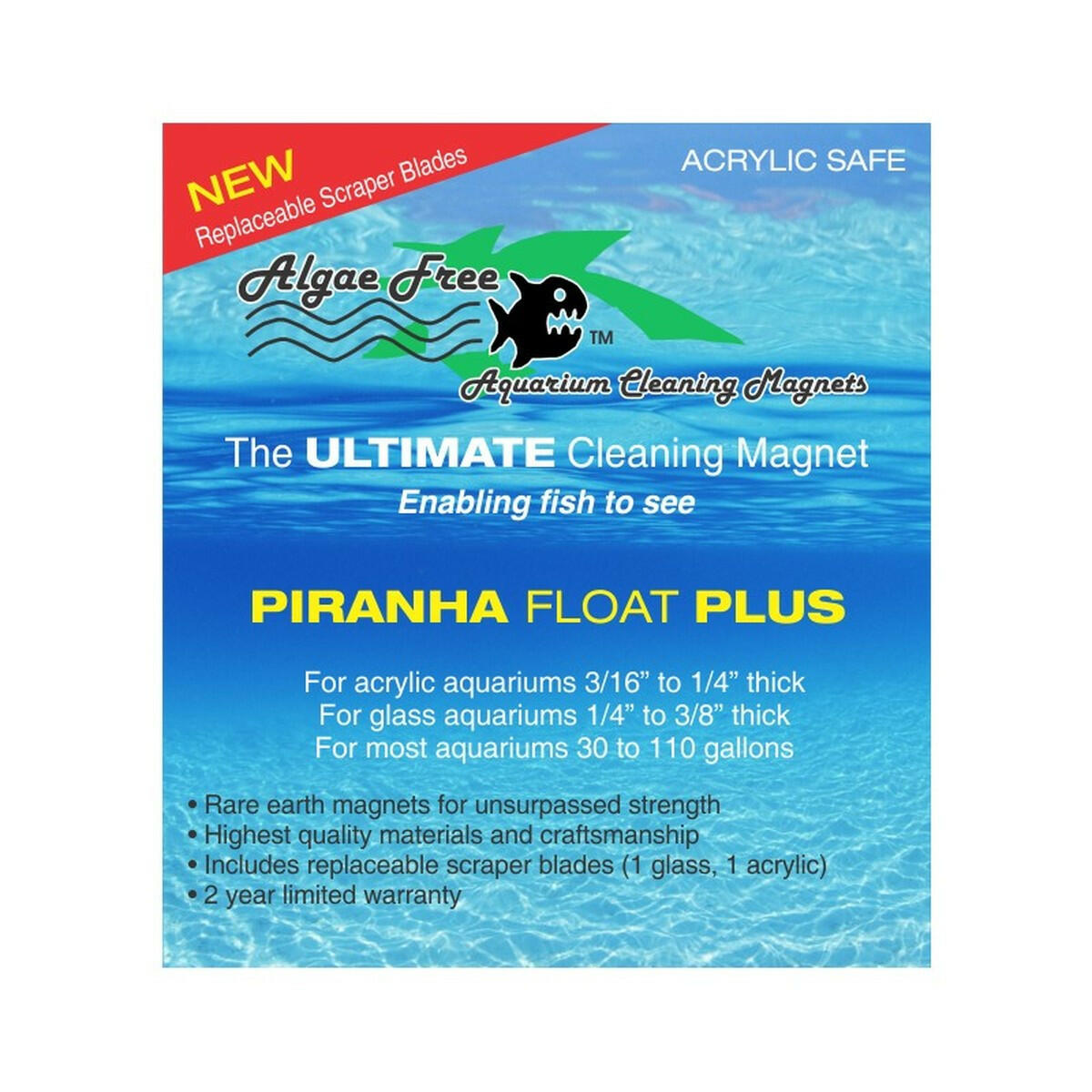 Algae Free Piranha Float PLUS Algae Free