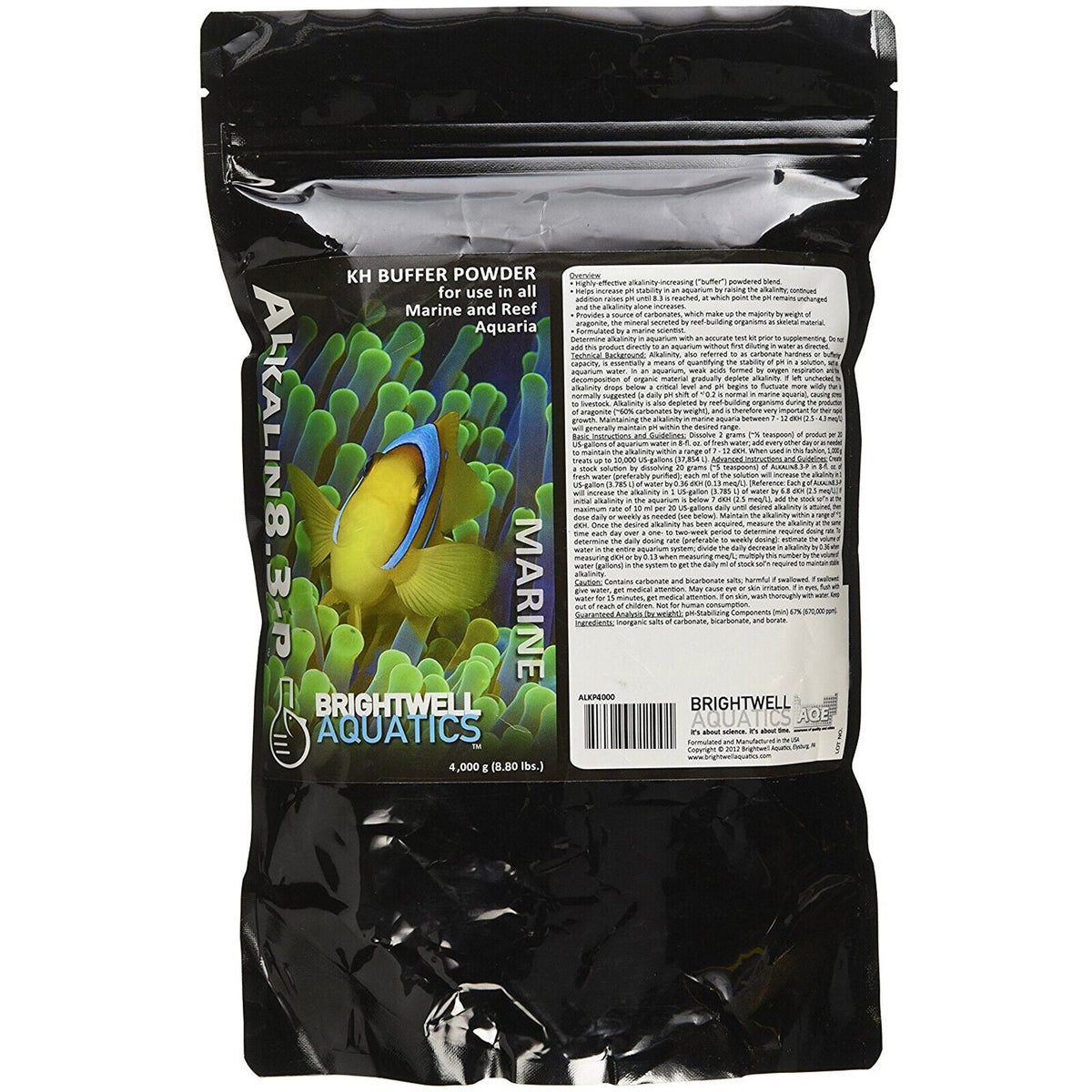 Alkalin8.3-P – Advanced pH & Alkalinity Buffer for Marine Aquariums Brightwell Aquatics